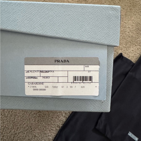 NWT Prada Black Canvas Mary Jane Espadrilles - Picture 10 of 11